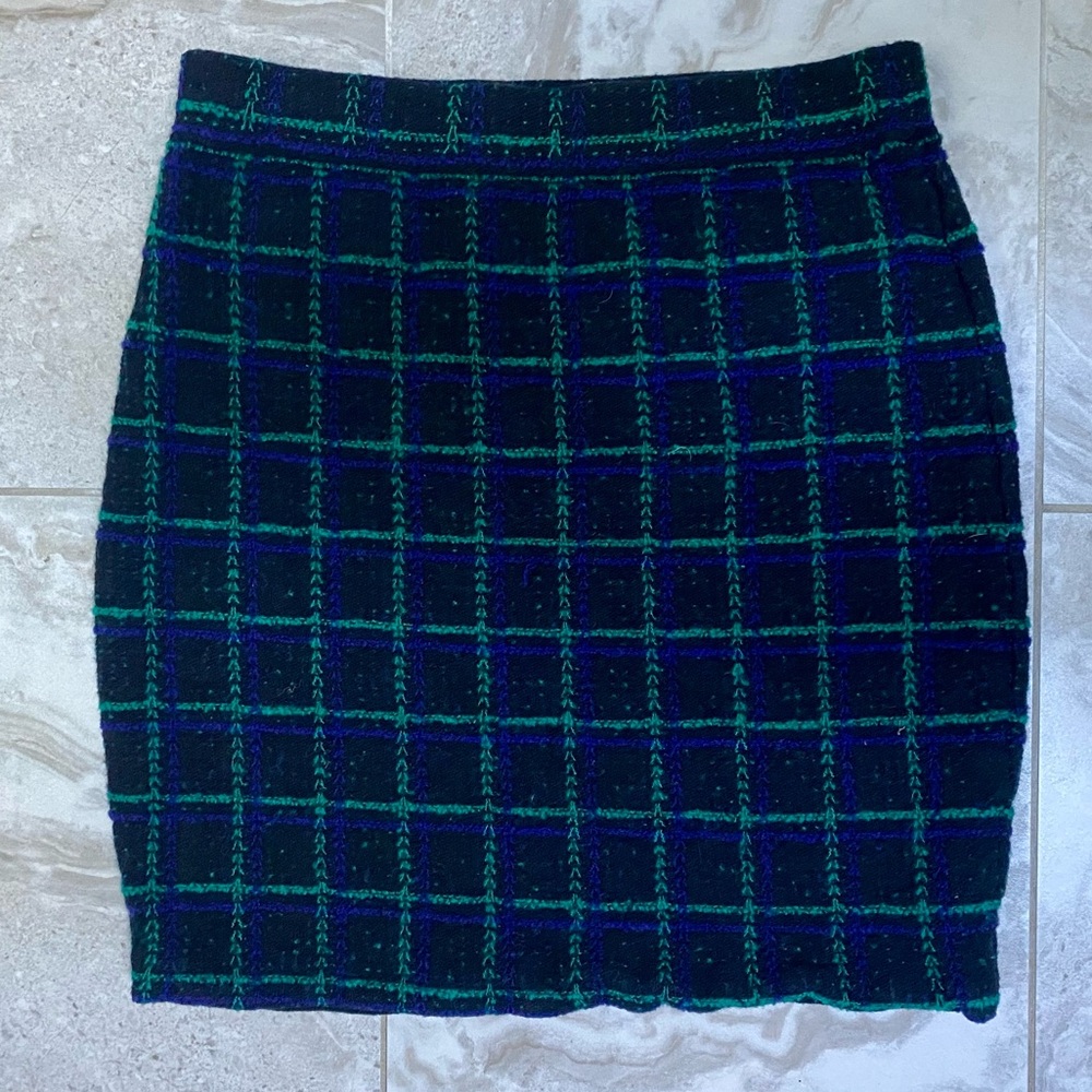 St. John by Marie Gray Knitted Skirt Size 6 Rare Vintage